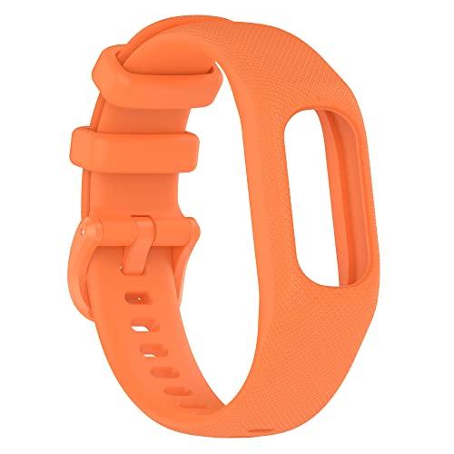 Image of 3PCS Soft Silicone Bands Compatible with Garmin Vivosmart 5 Straps Replacement Wristbands Bracelet Band Case Cover for Women Men, Small /Large Size