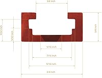 Vista 4 de O'SKOOL Kit de intersección T-Track con tornillo para madera, TT09