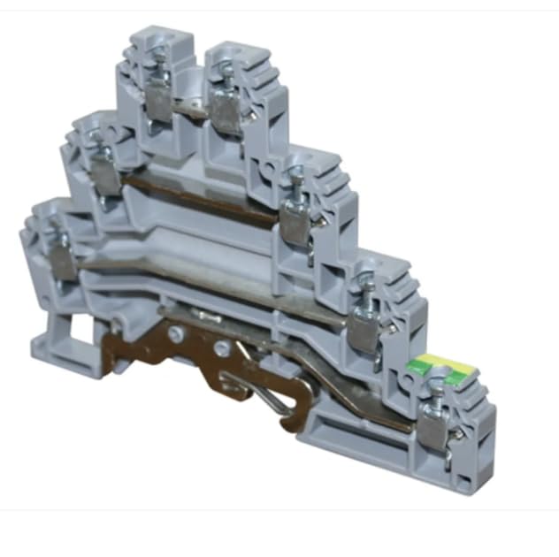 CTLG2.5, Conn Term Blk DIN Rail Trpl Level 24-12 AWG 24 A 300 V 6 mm W