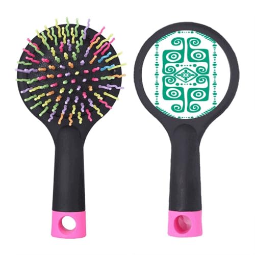 Brosse à cheveux démêlante Green Biology Fish Salon à coussin pneumatique
