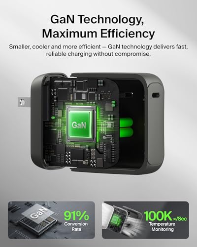 Belkin BoostCharge Pro 100W GaN Charger (1-Port USB-C) — view 3