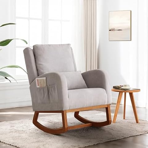 Antetek Wingback Glider Chair Cover
