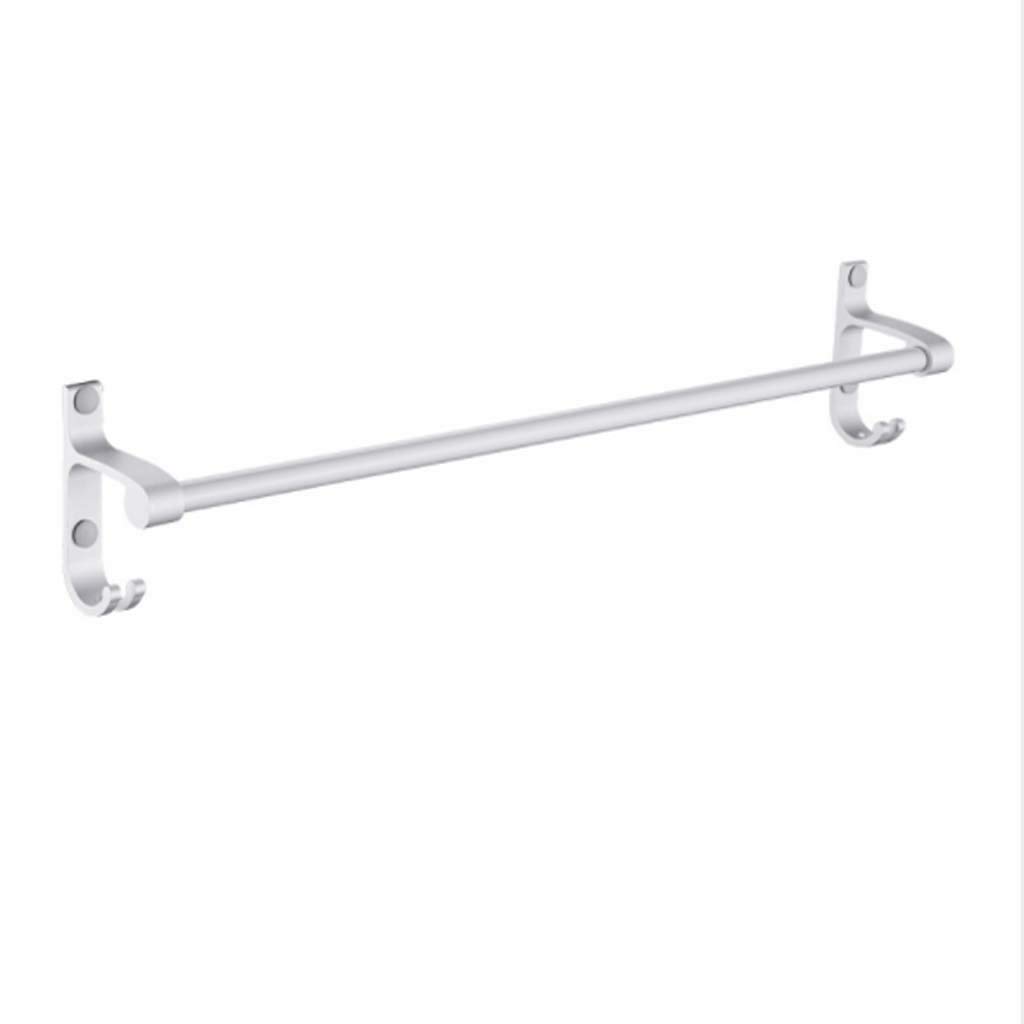 Porte-serviette hôtelier 70cm en aluminium d'espace brossé pour une salle de bains prestigieuse