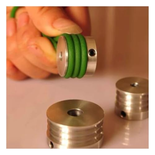 Polea con ranura en U de 3mm para solucionar deslices de correa en motores de 2mm 6