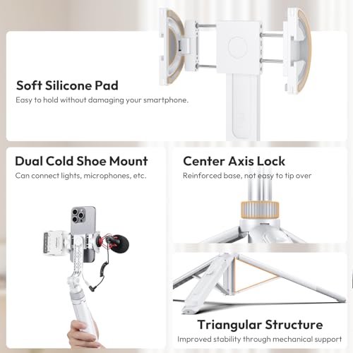 Image of ULANZI VL49 RGB Video Light + TT88 Magnetic Tripod Set, Portable Lighting & Adjustable Stand for Vlogs, Travel, Professional Shoots