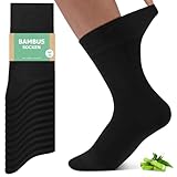 FALARY Herren Bambussocken gegen Schweißfüße und Geruch - Elegante Bambus Socken für Anzug und...