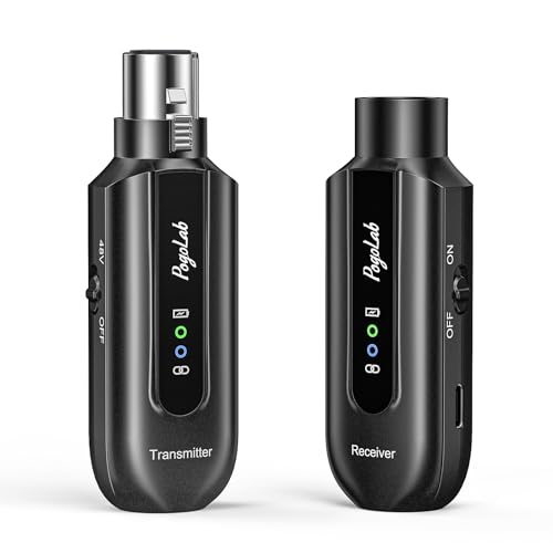 Amazon.co.jp: POGOLABワイヤレスマイクシステム送信機と受信機