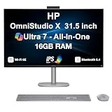 ME2 Customized Laptop, Created Using HP OmniStudio X All-in-One Desktop PC 31.5" 4K UHD Display (Intel Ultra 7-256V, 16GB RAM, 1TB, 2TB, 4TB, 8TB SSD, WiFi 6E, Win 11Pro, w/Wireless KB & Mouse