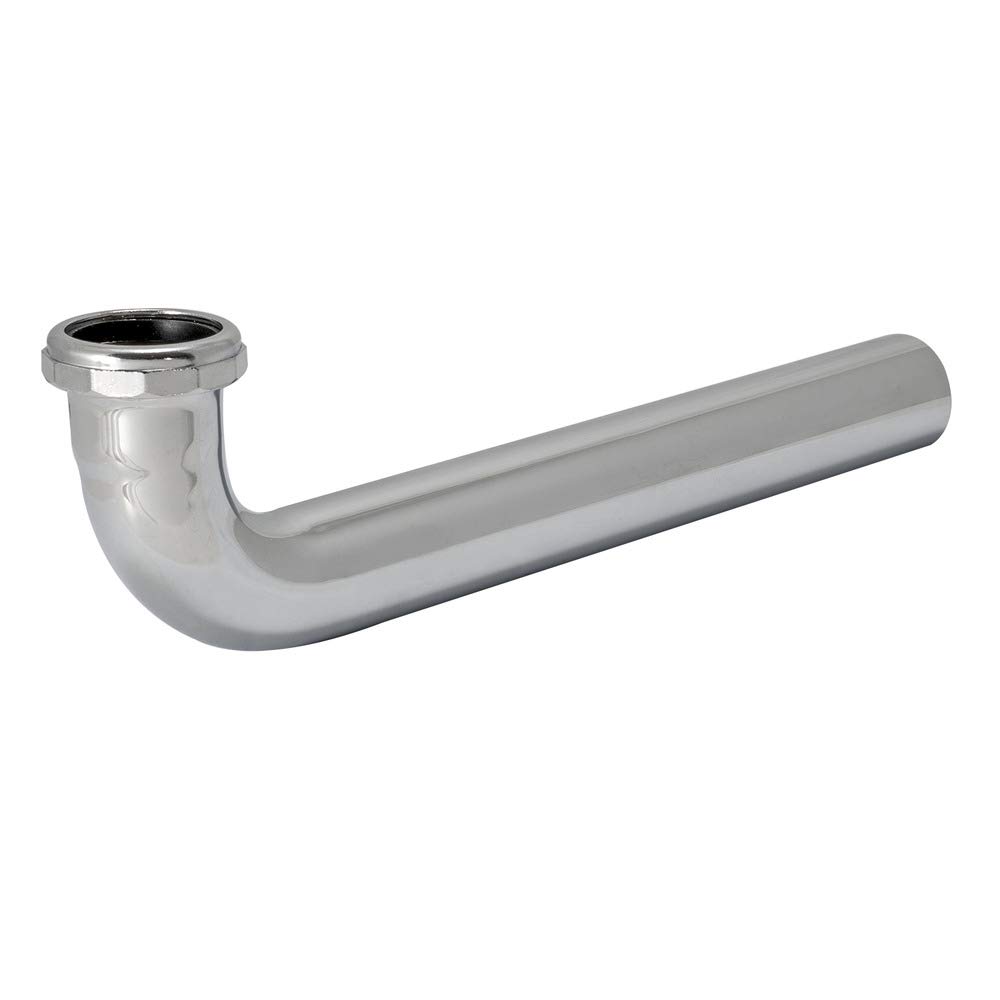 EZ-FLO Heavy Duty Brass Waste Arm with Slip Joint Connection, 12 Inch Length, 22 Gauge, Chrome, 35092