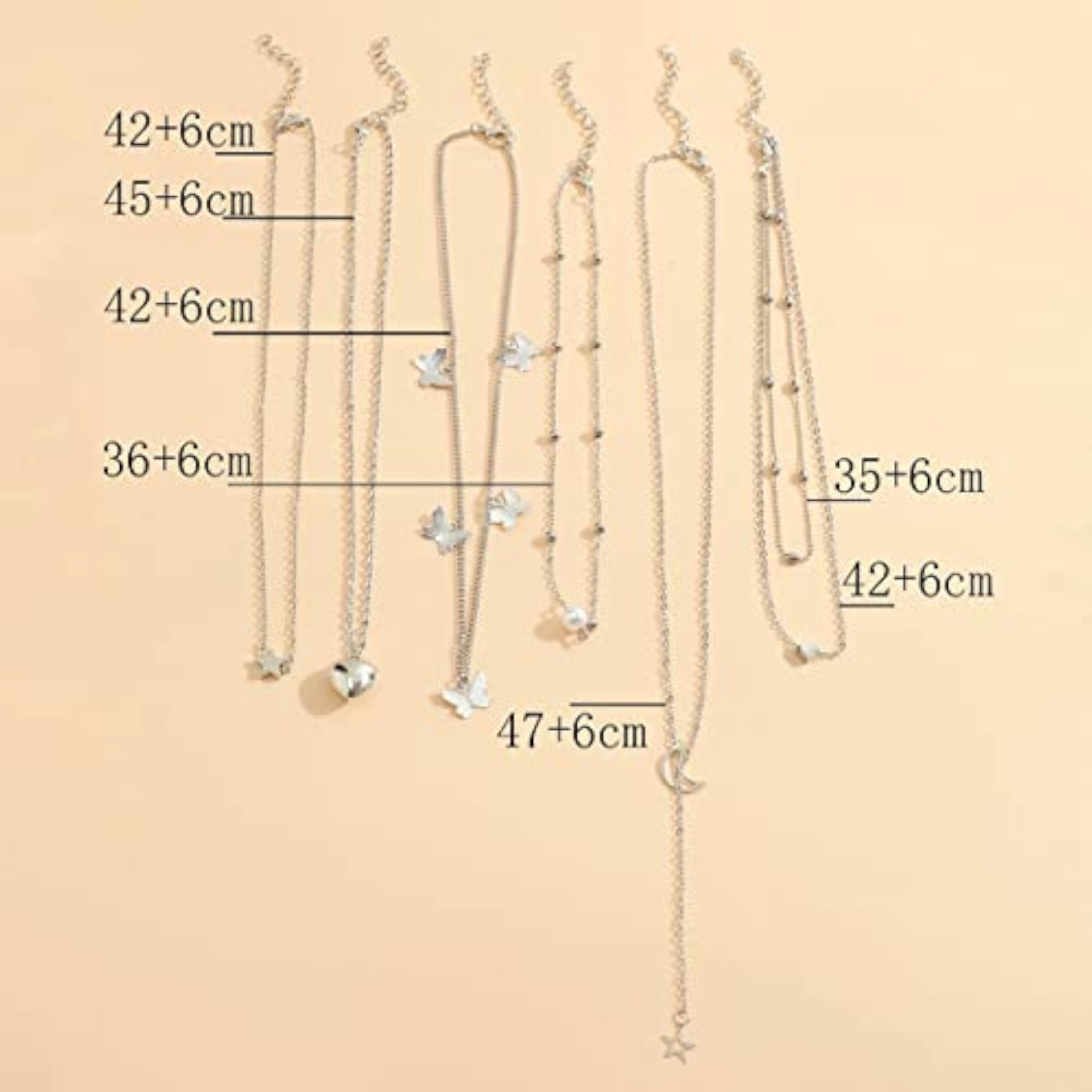 Layered Necklace Set for Women