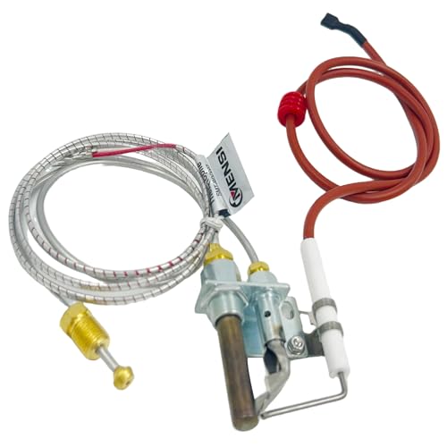 MENSI 天然ガス/LPリモートコントロールシステム 11シリーズ 暖炉パイロットバーナー Asssmbly互換 Peterson Real Fyre PAC-3NG、PAC-3LP用の画像