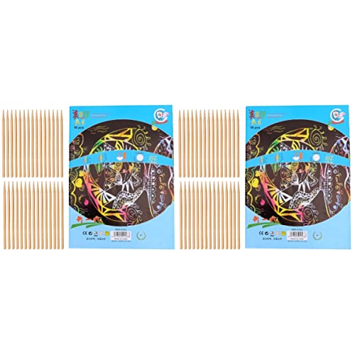 Ciieeo 170 Piezas de Papel de Pintura para Rascar Kit de Arte de Papel para Rascar Papel de Dibujo para Rascar Papel de Arte para Rascar Cover
