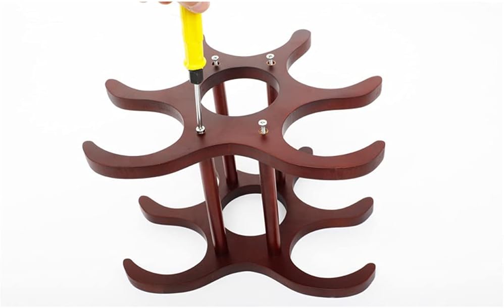 Wine Rack Freestanding Storage Wine Storage Rack Creative Wine Rack Personality Countertop Wine Rack Home Kitchen Dining Cabinet Stackable Wine Rack Wine Storage Shelf (Color : A)