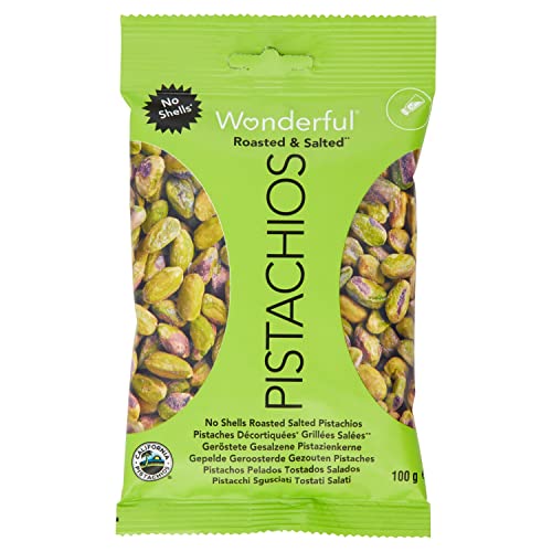 Wonderful Pistachios & Almonds- Pistaches décortiquées grillées & salées 100g mûries sous le soleil californien Cover