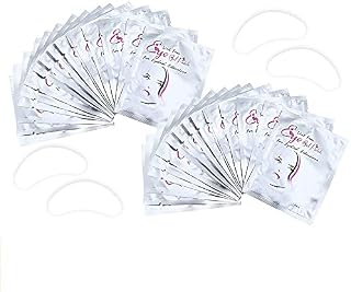Eye Gel Pads, Lint Free Eyelash Patches, 100 Pairs Under Eye Gel Pads for Pro Salon and Individual Eyelash Extension