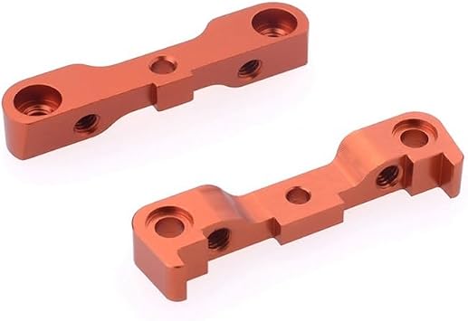 Metal Front Lower Suspension Arm Mount 8046 for 1/8 ZD Racing 08423 08425 08427 9020 9072 9116 9203 RC Car PartsOrange