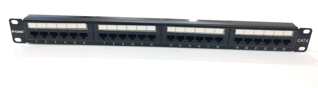 D-Link Posiflex Cat6 Utp 24 Port Loaded Patch Panel/ Cat6 24 Port Panel