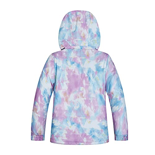 WOWULOVELY Girl's Winter Skisuit Thicken Warm Hooded Snowsuit Toddler Ski Jacket Pants Set3