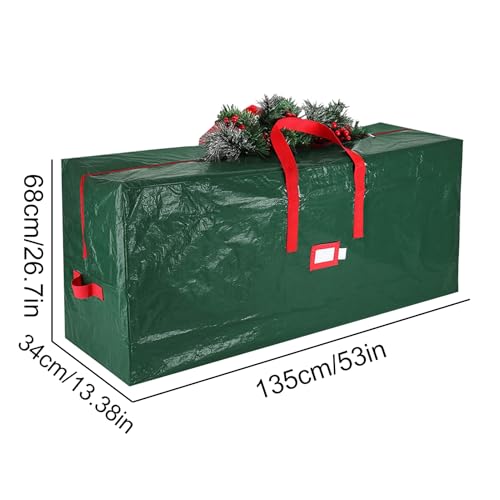 Bolsa de almacenamiento para árbol de Navidad grande con asa resistente 6