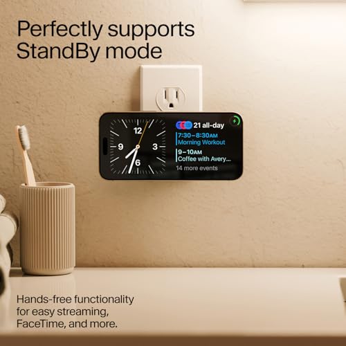 Twelve South PowerBug MagSafe Compatible Qi2 Magnetic Wireless Charger with 35W USB-C Hub – Fast Charging for iPhone 17, 16, 15, 14 & More – Dune by Twelve South - Image 5