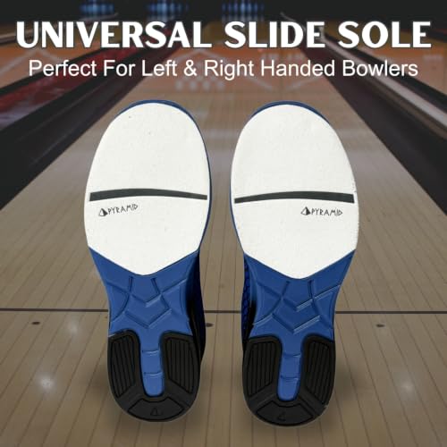 Image of Pyramid Men's Path Lite Seamless Mesh Bowling Shoes - Lightweight Seamless Design, Athletic Fit, Breathable Knit Upper, Universal Slide Soles