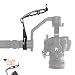AgimbalGear DH09 Inverted Handheld Grip for Crane 2 Cold Shoe Mount Connect Monitor, Light, Mic Comfortable Metal Handle for Low Position Videography Compatible with ZHIYUN Crane 2/Plus FEIYU AK 2000