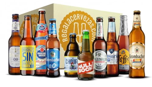 Cervezus Pack Cervezas sin Alcohol, Pack de 10 Variedades