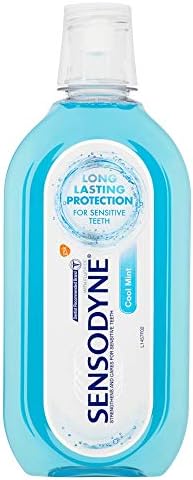 Sensodyne Mouthwash for Sensitive Teeth, Enamel Care Alcohol Free Mouthwash For Healthy Gums And Strong Teeth, Cool Mint Flavour, 500 ml