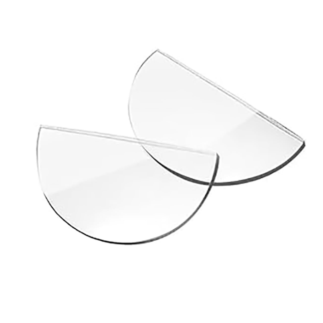 Fryskyo Unisex +300 Adhesive Magnifying Reading Lenses For Glasses, Stick-On Reading Glasses Lens, Reusable Presbyopic Lenses Bifocal, For Sunglasses, Sport Glasses, Ski Goggles, No Water Needed (+300)