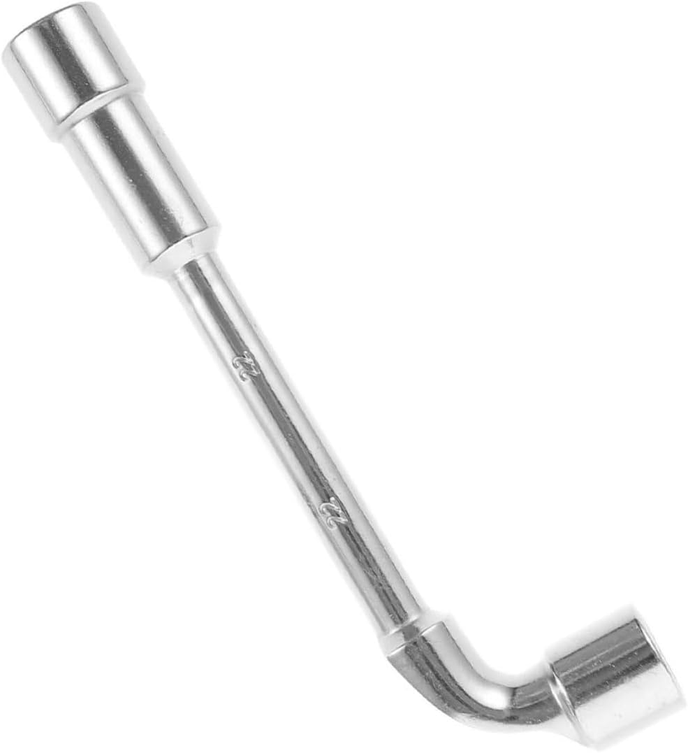 L-shaped Socket Wrench 21mm Double-ended Angled Lug Wrench Car and Motorcycle Tire Repair Tool Automotive Maintenance Equipment