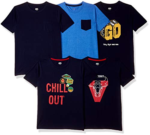 Image of Amazon Brand - Jam & Honey Boy's Regular Fit T-Shirt