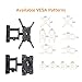 Amazon Basics Full Motion Articulating TV Wall Mount, with Swivel and Tilt, for 26