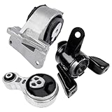 Enocos 3Pcs A4431 A5556 A5740 Engine Motor & Transmission Mount Compatible with 2010 2011 2012 F'-ord Fusion & 2010 2011 Mercury Milan 2.5L L4 Auto Trans, Replace# 9E5Z6038F 9E5Z6068B 9E5Z6038G