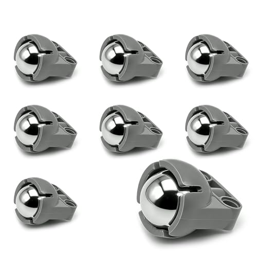 8pcs New Light Grey Universal Wheel Compatible with Lego 92911 bb607 Suspension & Drivetrain Robot Motor Robotics Advanced Building mindstorms EV3 NXT Part 6023956 4610380 99948