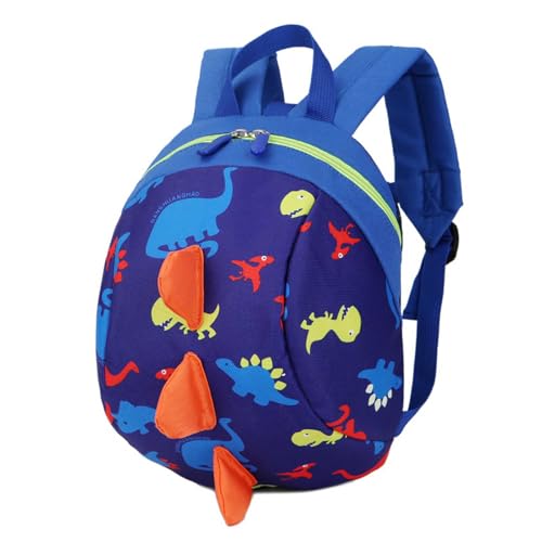 Feizikaw Mochila Deporte Hombre Mochila infantil con temática de dinosaurios para la escuela, diseño de dibujos animados, ligera y cómoda con correas para los hombros. (BU2, One Size)