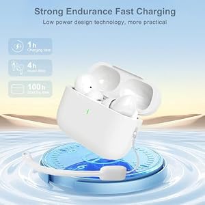 Wireless Earbuds Bluetooth 5.3 Headphones, HiFi Stereo Ear Buds with ENC Noise Canceling Charging Case, IPX7 Waterproof in-Ear Earphones for Gym/Running/Work — photo 3 of 6