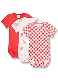 Dreierpack Sanetta Baby-Mädchen Body im Set rosa Kleinkind Unterwäsche-Satz, Coral pink, 098