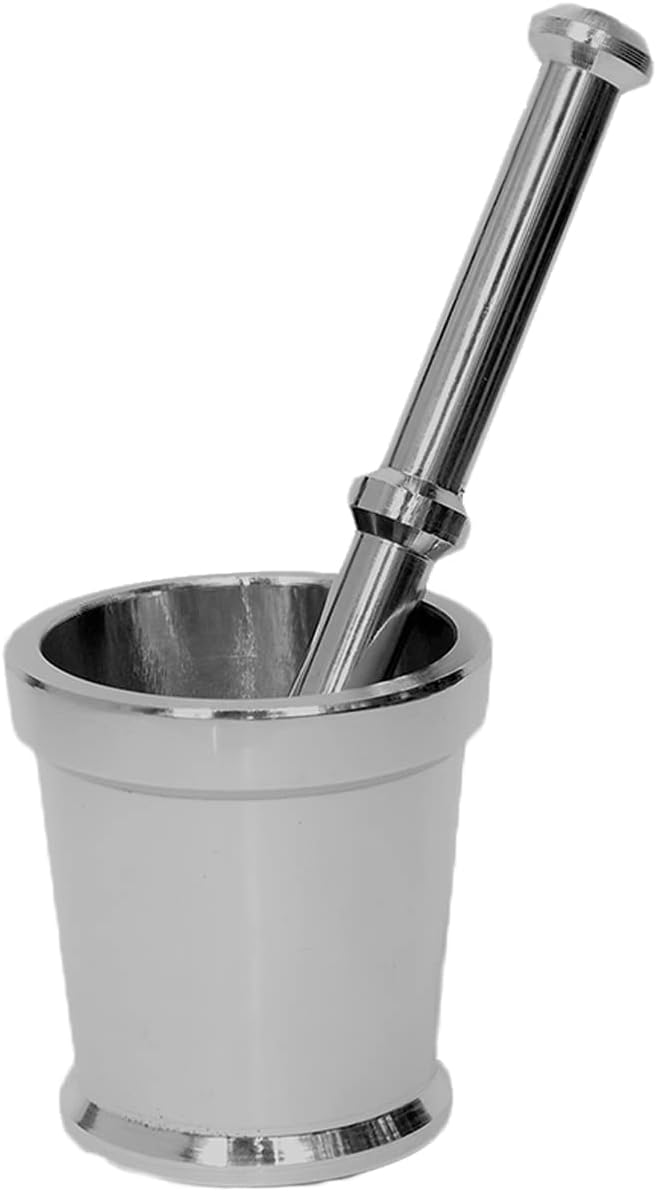 Heavy Stainless Steel Mortar and Pestle Set - Spice Mixer for Kitchen