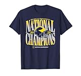 Michigan Wolverines 2023 CFP National Champions Strong Navy T-Shirt