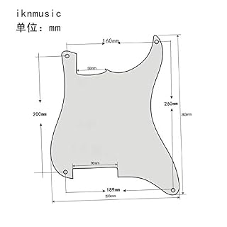 FLEOR 4 trous DIY Strat Guitare Pickguard Matériel vierge avec vis de montage pour tous les Américains/Mexicains… - Les Beatles, Paul McCartney, John Lennon, RIngo Starr, George Harrison FLEOR 4 trous DIY Strat Guitare Pickguard Matériel vierge avec vis de montage pour tous les Américains/Mexicains… – Image 6