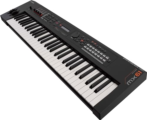 Image of Yamaha MX61BK Music Production Synthesizer, 61-Key, Black