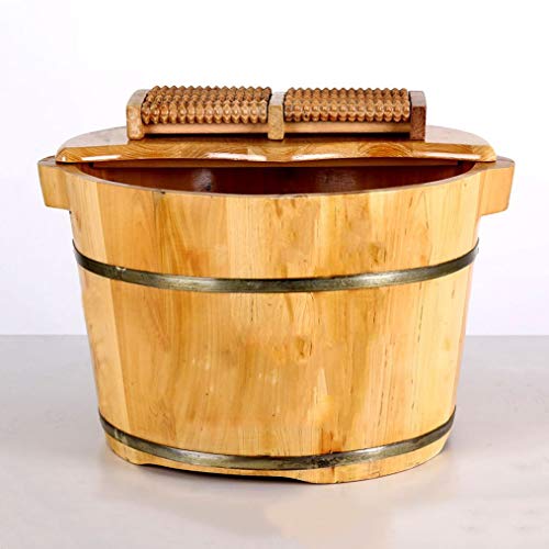 Balde de madera para pedicure con masaje y spa para pies miniatura 2
