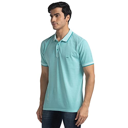Image of Colorplus Tailored Light Blue T-Shirt for Men