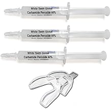Teeth Whitening Gel Syringe Dispensers 44% Carbamide Peroxide, Tooth Bleaching Gel Multiple Quantities Available and Size Available 3 ml, 3