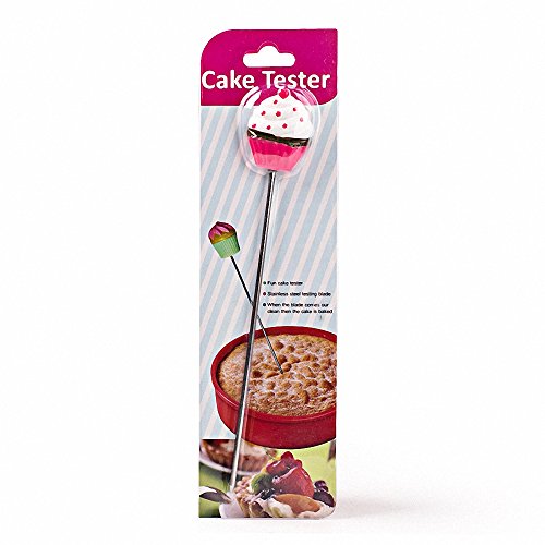 Moldfun 2Pcs Cake Tester Probe Cake Bread Pastry Biscuit Cookie Muffin Baking Cooking Stainless Steel Long Tester Skewer Sticks Tool #TOP2