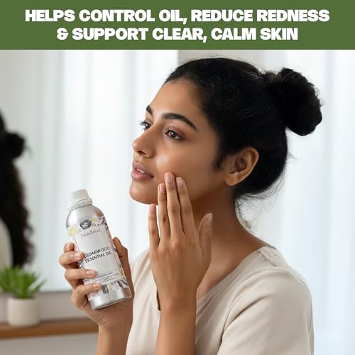 Image of VedaOils Himalayan Cedarwood Essential Oil 100ml | Pure Cedarwood Oil for Hair Growth, Skin Care, Diffusers & Aromatherapy | Soothing for Scalp & Calming Aroma for Relaxation