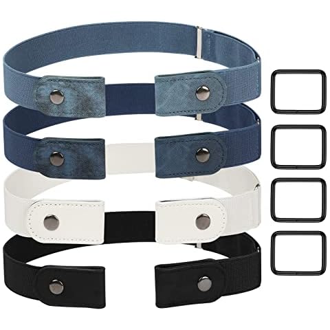 CoKeeSun 4 Pcs Adjustable No Buckle Belts Cover