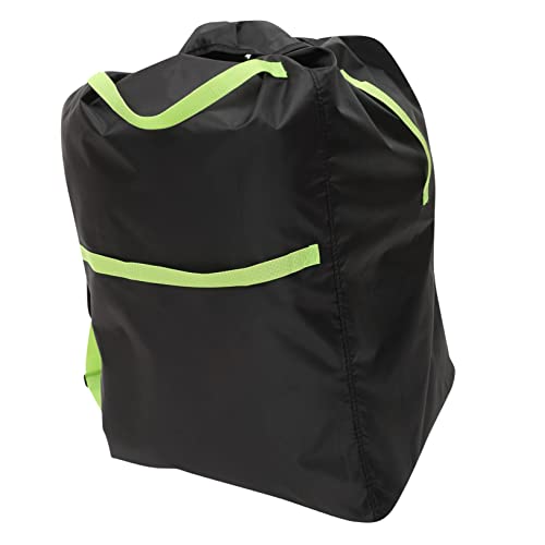 KOMBIUDA Stroller Storage Bag Luggage Storage car seat Backpack Stroller Bag for Airplane Tote Organizer Insert Foldable Baby Stroller Bag Baby Push car Tote Bag Plaid Travel Oxford Cloth, Black,