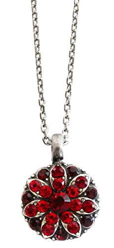 Collier ange gardien Mariana en cristal rouge pour sublimer vos tenues de soirée
