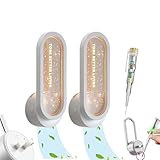 Paquete de 2 purificadores de aire enchufables para el hogar, diseño de luz nocturna, purificador de ionizador de aire, generador portátil de iones negativos, ambientador iónico para olor de mascotas
